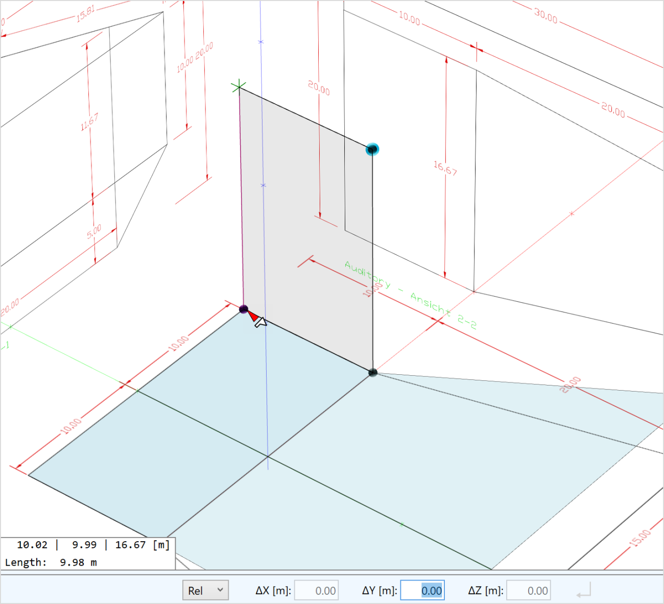 Use axis and plane constraints to infer 3D coordinates quickly.